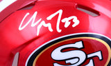 Christian McCaffrey Autographed 49ers Flash Speed Mini Helmet- Beckett Hologram