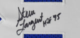 Steve Largent Seahawks HOF Autographed/Inscribed Jersey Framed JSA 207489