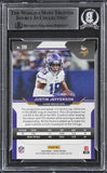 Vikings Justin Jefferson Signed 2020 Panini Prizm #398A Rookie Card BAS Slab 2