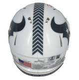 Dalton Schultz Autographed (Red Ink) Texans 2024 STS Mini Speed Helmet Beckett