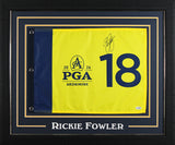 Rickie Fowler Signed & Framed 2026 PGA Championship Pin Flag JSA #CM34136