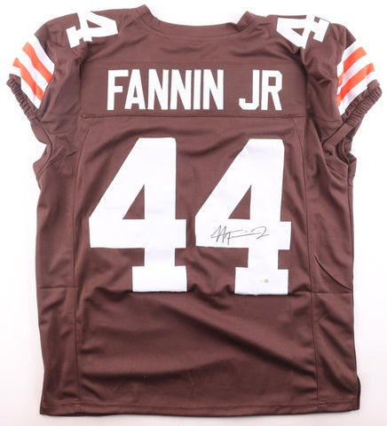 Harold Fannin Jr Signed Cleveland Browns Pro Cut Jersey (JSA) 2025 Draft Pk/ TE