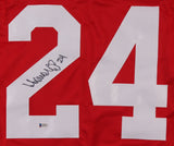 Sergei Makarov Signed Soviet Union Jersey (Beckett COA) 2xGold Medalist/ Flames