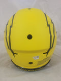 JUSTIN HERBERT SIGNED LOS ANGELES CHARGERS RAVE SPEEDFLEX HELMET FANATICS QR