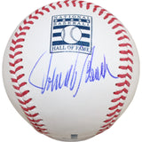 Johnny Bench Autographed/Signed Cincinnati Reds OML Baseball HOF Fanatics 50819