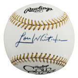 Tigers Lou Whitaker Signed Rawlings Gold Glove Logo OML Baseball BAS #BU87540