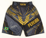 Alex Pereira Signed "Poatan" Fight Shorts (Beckett) Light Heavyweight Champion