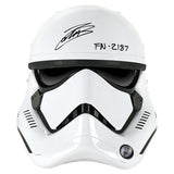John Boyega Autographed Star Wars Black Series Stormtrooper Helmet with FN-2187