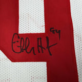 Autographed/Signed Charles Haley San Francisco White Football Jersey JSA COA