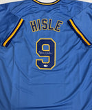 LARRY HISLE Signed Replica Blue Jersey AUTO - Milwaukee Brewers MLB - JSA