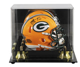 Packers Aaron Rodgers Authentic Signed Speed Mini Helmet w/ Case Steiner