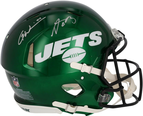 Autographed Aaron Rodgers Jets Helmet Fanatics Authentic COA Item#12851638