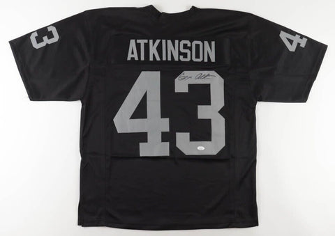 George Atkinson Signed Oakland Raiders Jersey (JSA COA) Super Bowl XI Champ DB