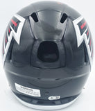 MICHAEL PENIX JR. AUTOGRAPHED FALCONS BLACK FULL SIZE HELMET BECKETT 242570