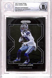 CeeDee Lamb Autographed 2021 Prizm #239 Trading Card Beckett 39073