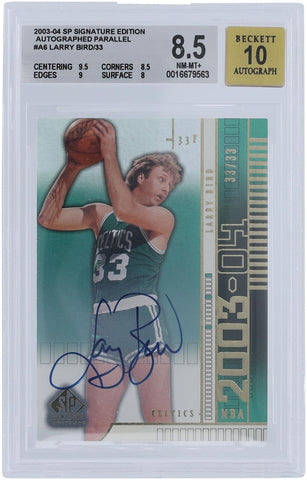 Autographed Larry Bird Celtics Jersey Fanatics Authentic COA Item#13400963