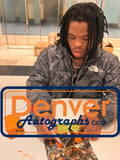 Quinshon Judkins Autographed Cleveland Browns 8x10 Photo Beckett Witness 55169