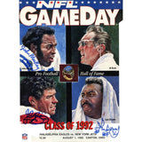 John Riggins Autographed Washington Redskins Gameday Magazine Beckett 47677