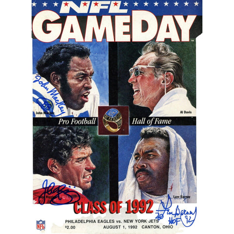 John Riggins Autographed Washington Redskins Gameday Magazine Beckett 47677