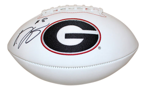 Aj Green Autographed Georgia Bulldogs Logo Football BAS 40073