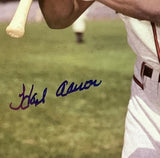 Braves HANK HENRY AARON Signed 16x20 Photo #21 AUTO - HOF - MVP - 57 Champ - JSA