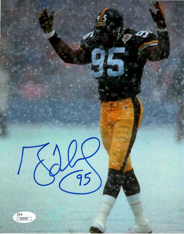 Greg Lloyd Pittsburgh Steelers Autographed/Signed 8x10 Photo JSA 135486
