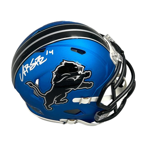 Amon-Ra St. Brown Autographed Detroit Lions OFA 24 Mini Helmet -BAS