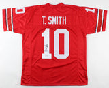 Troy Smith Signed Ohio State Buckeyes Jersey (PSA QR) Heisman Trophy 2006