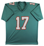 Jaylen Waddle Authentic Signed Teal Pro Style Jersey Autographed JSA