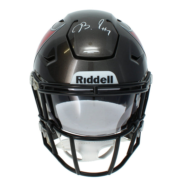 Bucky Irving Autographed (2026) Buccaneers Speedflex Midi Helmet Beckett