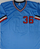 Twins HOF 'er JIM KAAT Signed Custom Replica Minnesota Throwback Jersey AUTO JSA