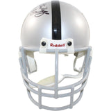 Fred Biletnikoff Signed Oakland Raiders VSR4 Auth Mini Helmet HOF BAS 44243