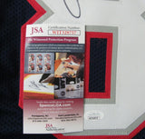Deion Branch Signed New England Patriots Jersey (JSA COA) Super Bowl XXXIX MVP