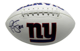 Phil Simms New York Giants Signed/Autographed Logo Football JSA 213490