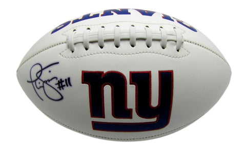 Phil Simms New York Giants Signed/Autographed Logo Football JSA 213490