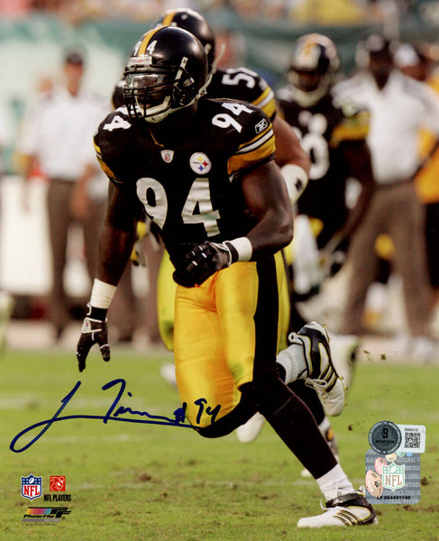 Lawrence Timmons Signed Pittsburgh Steelers 8x10 Photo Beckett 45580