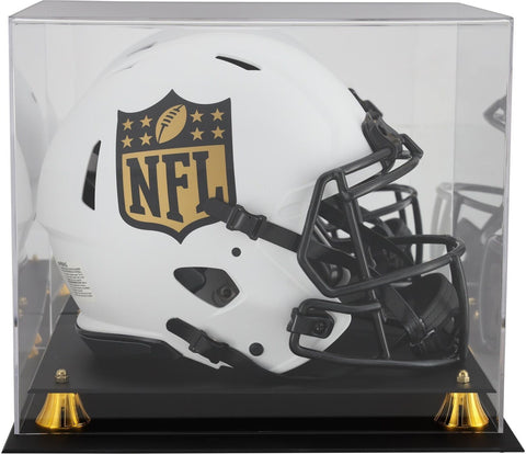 Golden Classic Helmet Display Case and Mirror Back with Matte Finish