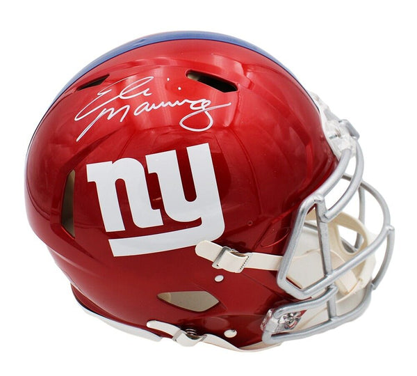 Eli Manning Signed New York Giants Speed Authentic Flash NFL Helmet – Super Sports Center