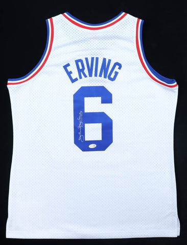 Julius "Dr. J" Erving Signed 1985 All-Star Mitchell & Ness Authentic Jersey /JSA