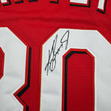 Autographed/Signed Ken Griffey Jr. Cincinnati Red Baseball Jersey Beckett COA