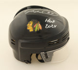 Jeremy Roenick Signed Chicago Blackhawks Mini Helmet Inscribed HOF 2024/Schwartz