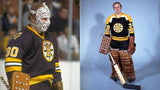 Gerry Cheevers Signed Bruins Full-Size Goalie Mask "HOF 85" (Schwartz COA)