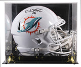 Dolphins De'Von Achane Signed Full Size Speed Rep Helmet W/ Case BAS Witnessed