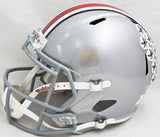 EMEKA EGBUKA AUTOGRAPHED OHIO STATE SILVER FULL SIZE HELMET BECKETT 216621