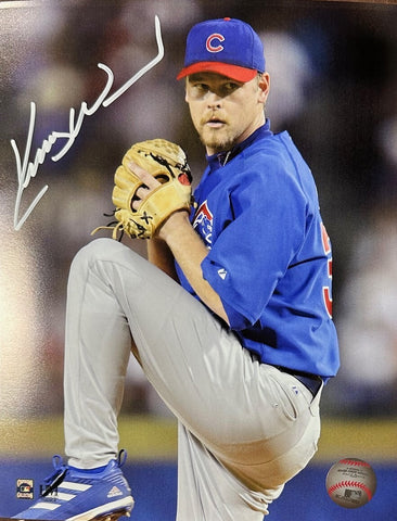 Cubs Rookie of the Year Pitcher KERRY WOOD Signed 8x10 AUTO Photo #2 AUTO
