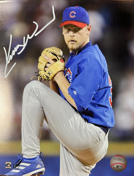 Cubs Rookie of the Year Pitcher KERRY WOOD Signed 8x10 AUTO Photo #2 AUTO