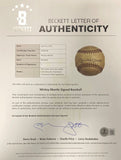 Mickey Mantle New York Yankees 1960s Signed American League Baseball PSA/DNA LOA