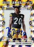 Kaleb Johnson Signed 25 Donruss Elite Series Rookies #ESR-KJN Card Beckett 56996