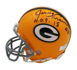 Jerry Kramer Signed Packers Speed Mini Helmet with "H.O.F. 18" Insc on Left Side