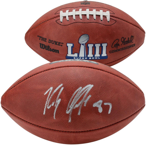 Rob Gronkowski New England Patriots Autographed Super Bowl LIII Pro Football